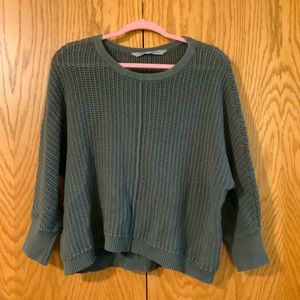 Athleta Amity olive green knit sweater Size XL